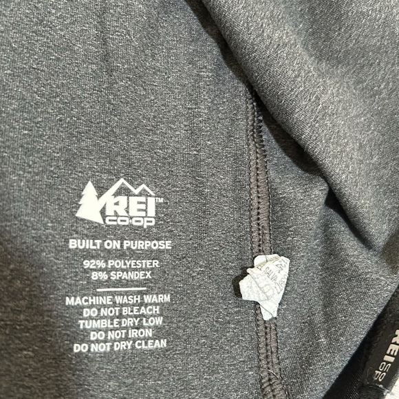 REÍ COOP LONG SLEVEE TEE MEN SIZE LARGE GRAY SCOOP NECK - Picture 7 of 9